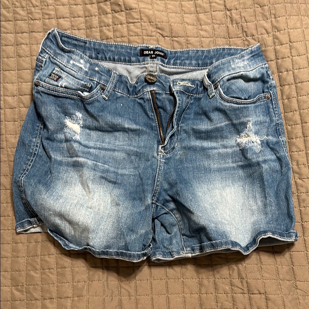 Dear John Women's Blue Denim Shorts